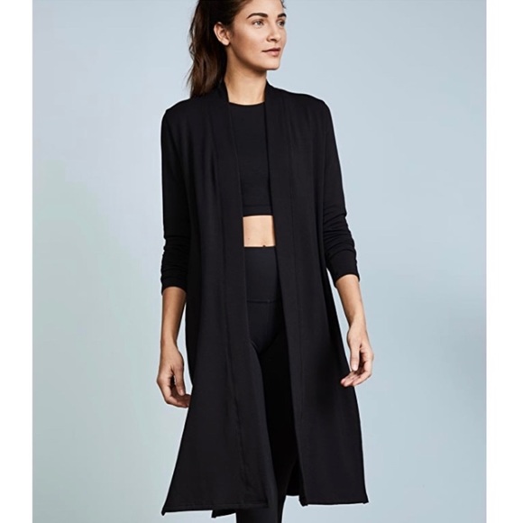 Beyond Yoga Sweaters - Beyond Yoga High Slits Duster Cardigan Black S